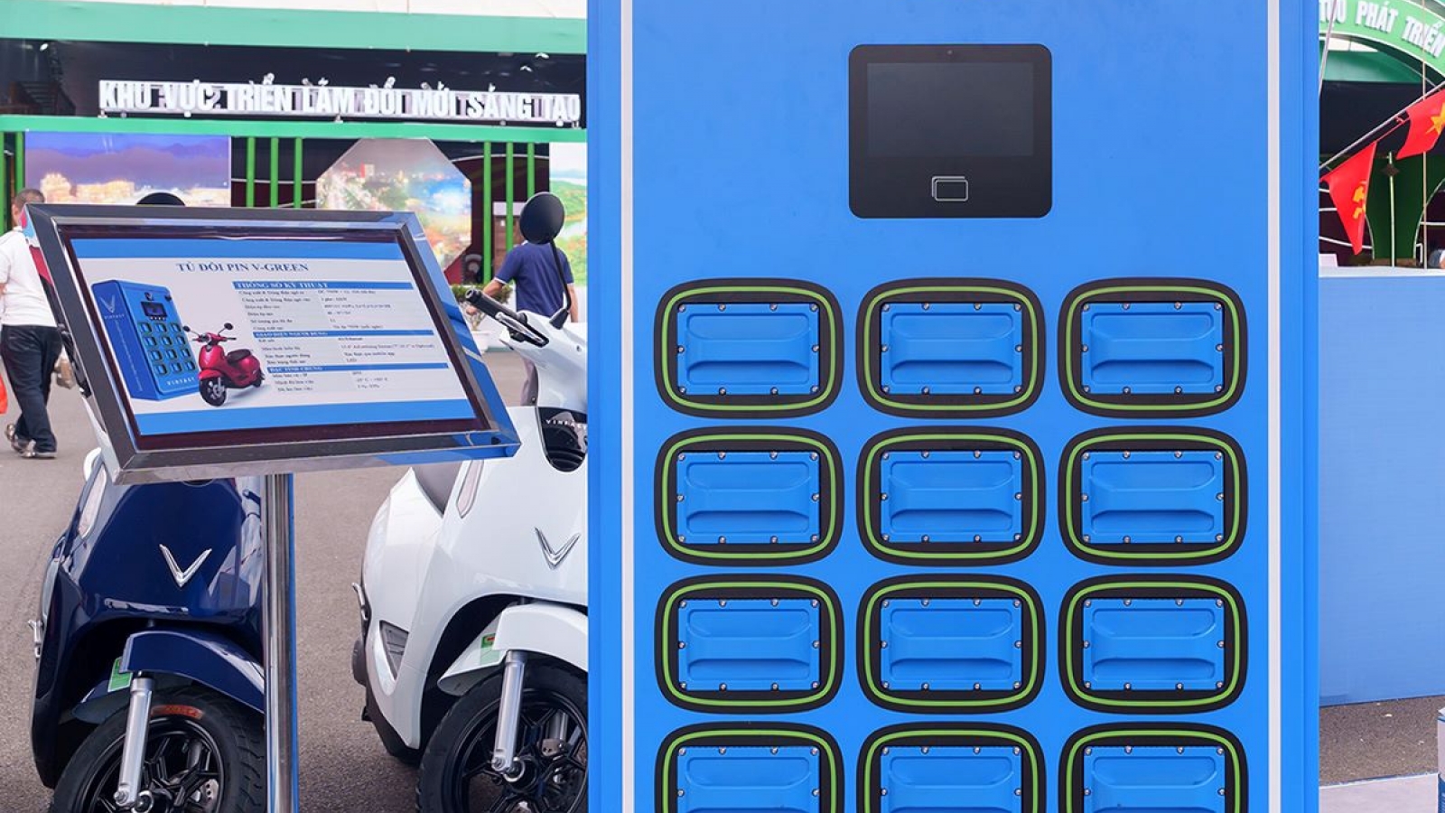 V-Green triển khai mô hình nhượng quyền tủ đổi pin xe máy điện, chỉ từ 210 triệu đồng