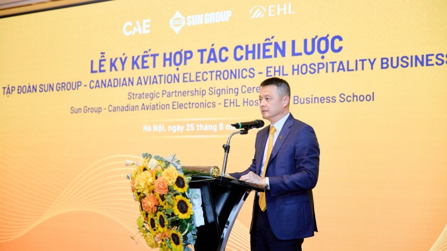 Sun Group hợp tác với 2 đối tác trong lĩnh vực đào tạo hàng không và khách sạn