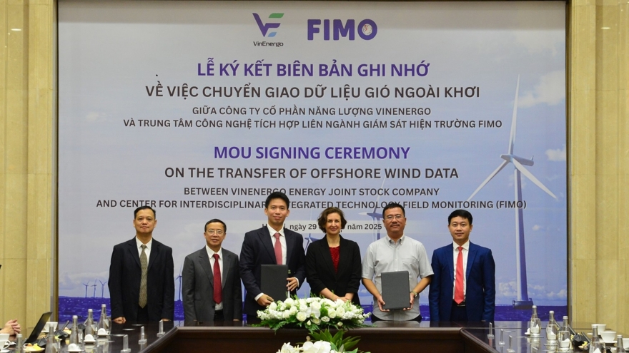 Vinenergo và Fimo ký kết hợp tác chuyển giao dữ liệu đo gió đầu tiên ở Việt Nam