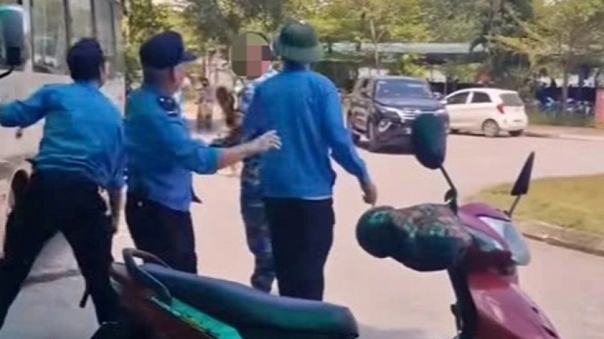 Xử lý nghiêm 3 bảo vệ xô xát với xe ôm tại Bệnh viện Đa khoa số 1 tỉnh Lào Cai