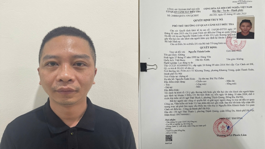 Bắt giữ đối tượng truy nã ở Hà Nội sau nhiều tháng lẩn trốn