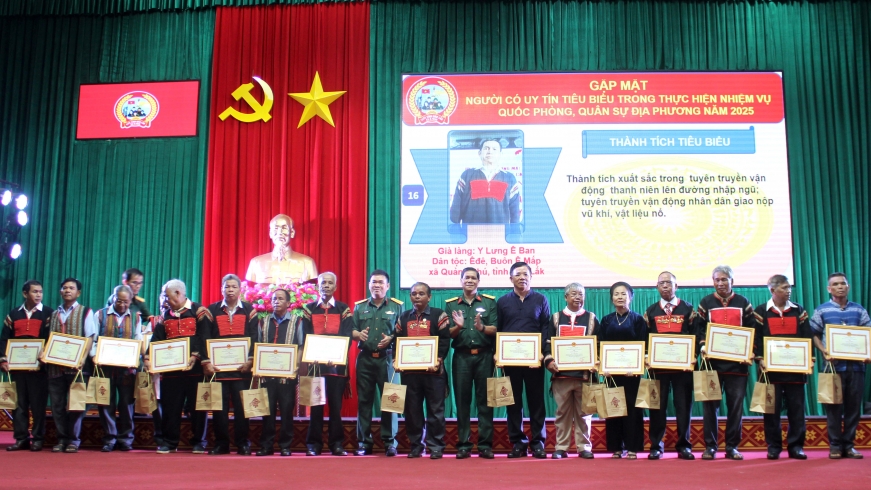 Người có uy tín - cầu nối tin cậy trong thực hiện nhiệm vụ quốc phòng