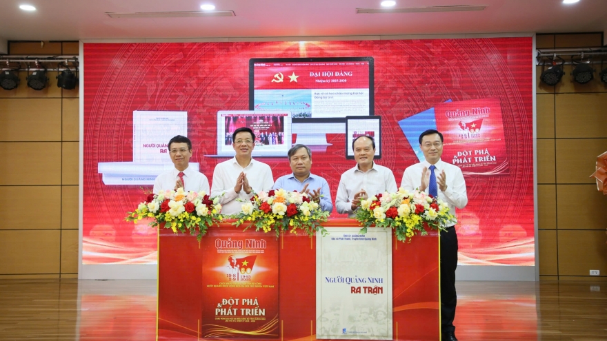 Quảng Ninh ra mắt chuyên trang, ấn phẩm chào mừng Đại hội Đảng bộ tỉnh