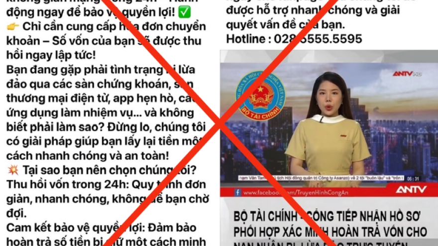Cảnh báo giả mạo facebook Bộ Tài chính để lừa đảo