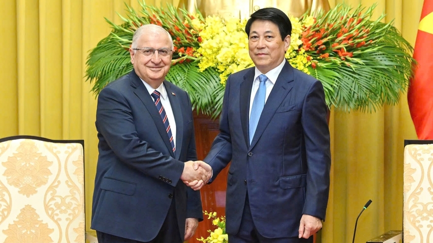 Chủ tịch nước Lương Cường tiếp Bộ trưởng Quốc phòng Thổ Nhĩ Kỳ Yasar Guler