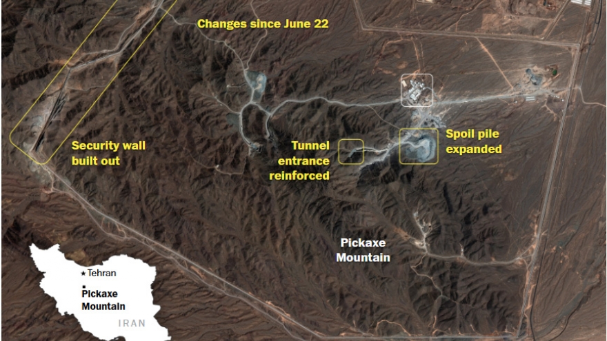Cơ sở ngầm dưới núi Pickaxe: Sự chuẩn bị âm thầm hay lời cảnh báo của Iran?