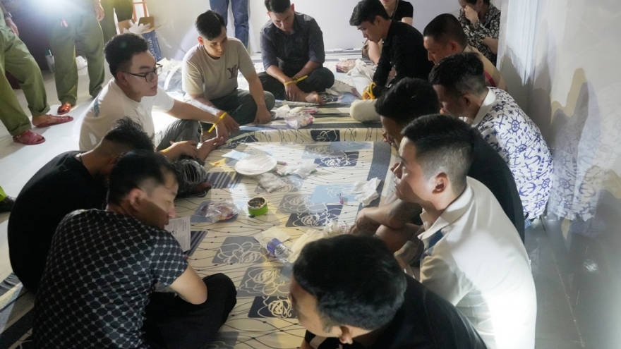 Công an Cần Thơ triệt phá đường dây tổ chức sử dụng trái phép chất ma túy