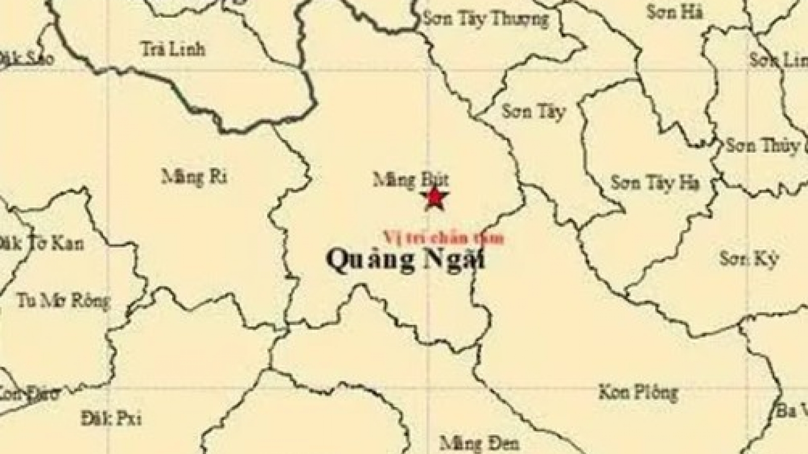 Earthquake measuring 4.5 jolts Quang Ngai province