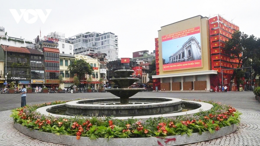 Hanoi’s Dong Kinh-Nghia Thuc Square gets new look after first renovation phase