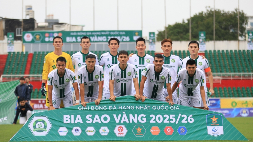 Bảng xếp hạng giải hạng Nhất quốc gia mới nhất: Đồng Nai dẫn đầu