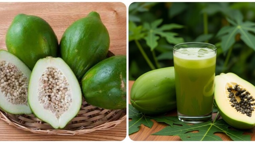 Lý do bạn nên uống nước ép đu đủ xanh trong mùa hè