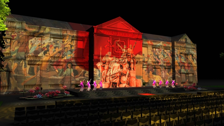 Tái hiện ngọn lửa cách mạng Xô Viết Nghệ Tĩnh bằng nghệ thuật 3D mapping