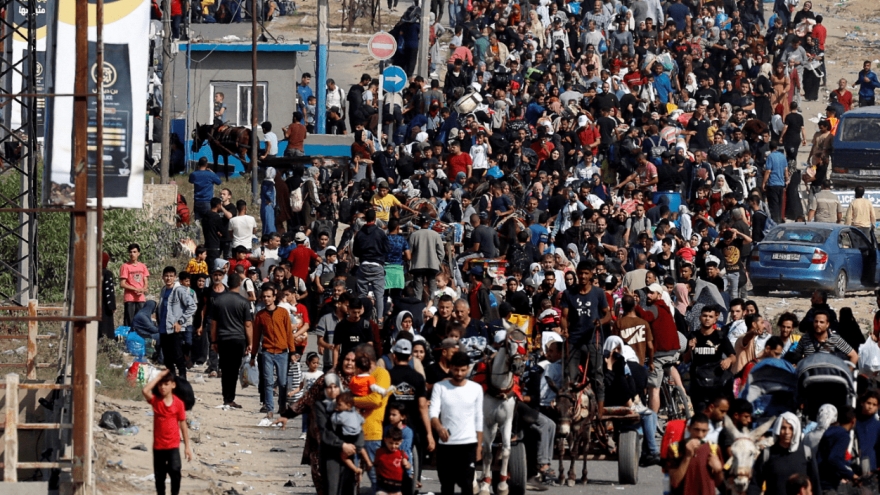 1,9 triệu người Palestine đã phải di dời cưỡng bức ở dải Gaza