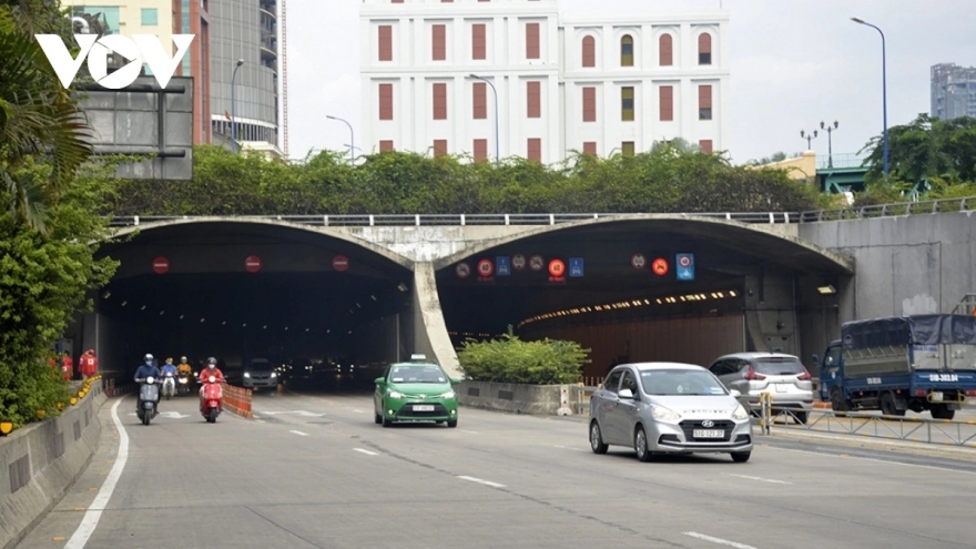 Cấm xe qua hầm sông Sài Gòn để diễn tập PCCC