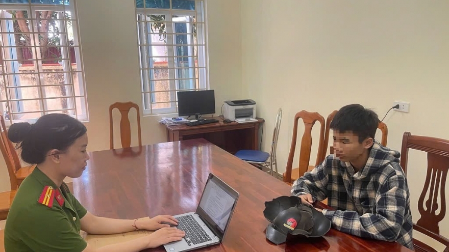 Bịa ra việc bị cướp và tự dựng hiện trường giả để trình công an