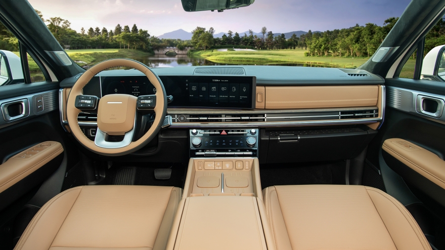 Hyundai Santa Fe bản Calligraphy thêm lựa chọn nội thất mới - sang trọng hơn