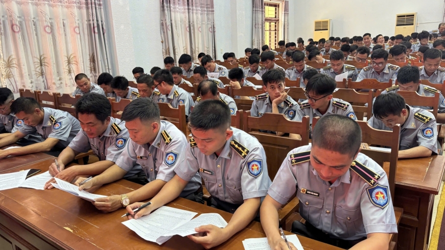 Sôi nổi hội thi tàu tốt Chi đội Kiểm ngư số 4 năm 2025