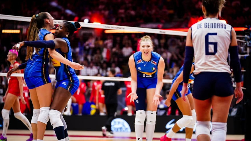 Italia lên ngôi vô địch giải bóng chuyền nữ thế giới 2025