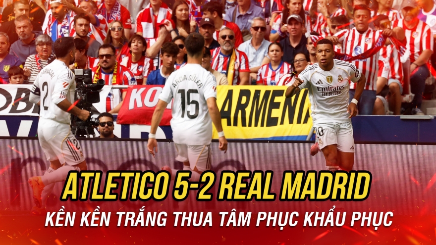 Real Madrid thua “tan nát” trên sân của Atletico Madrid