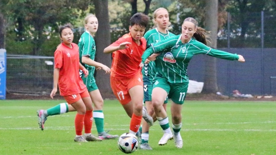 Kết quả bóng đá Việt Nam: U17 nữ Việt Nam thua trận thứ hai trên đất Đức