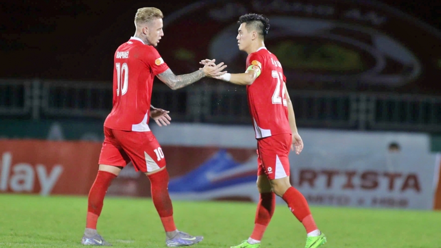 Kết quả vòng 5 V-League: Tiến Linh giúp Công an TP.HCM ngược dòng ấn tượng