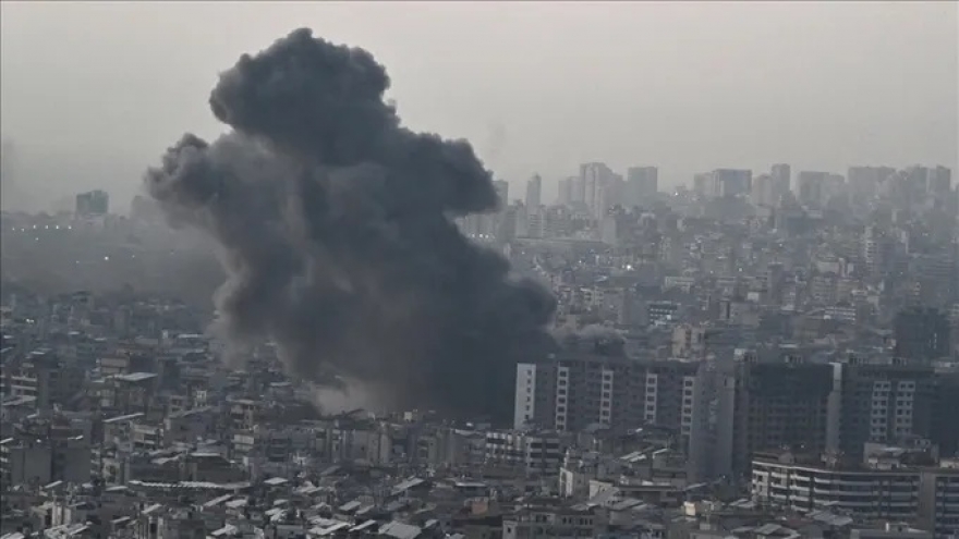 Israel tiến hành nhiều đợt không kích vào Lebanon