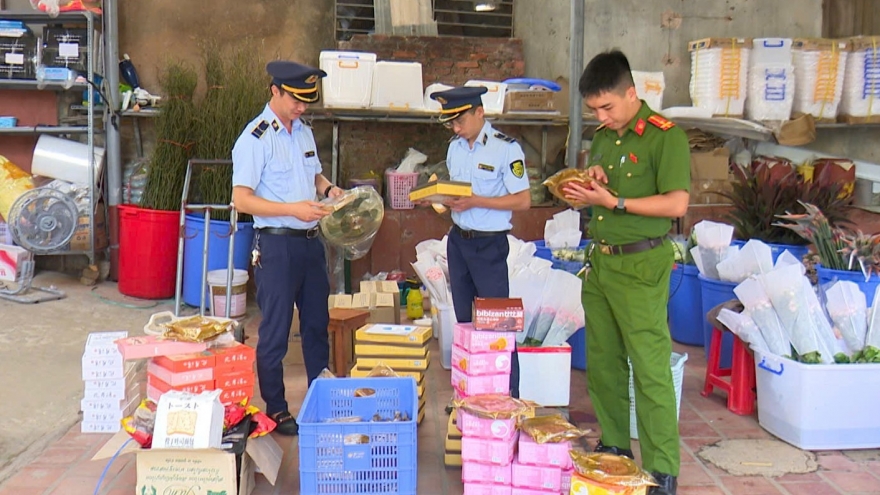 Lạng Sơn thu giữ hơn 600 sản phẩm bánh trung thu không rõ nguồn gốc