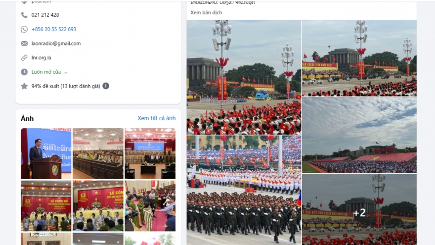 Truyền thông Lào đưa tin đậm nét về các hoạt động nhân kỷ niệm 80 năm Quốc khánh Việt Nam