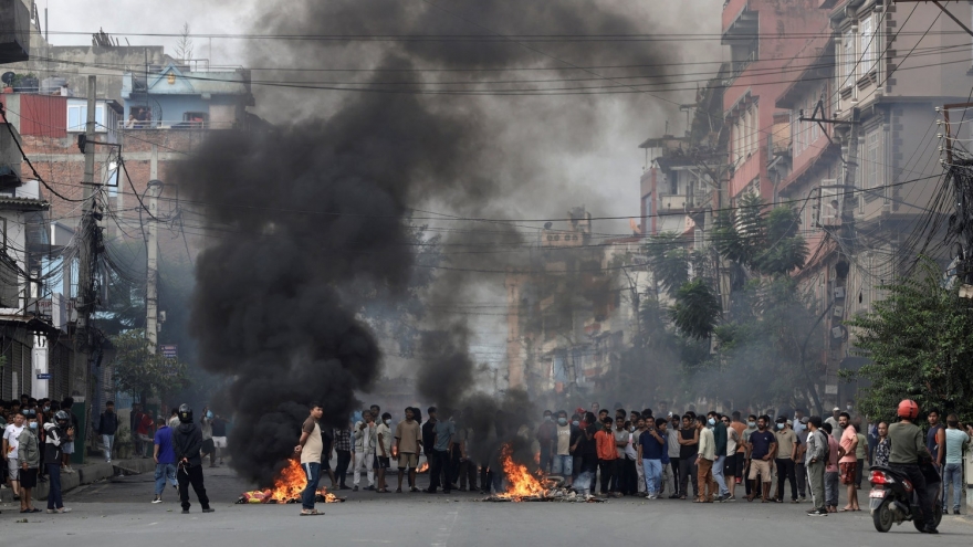 Nepal ban bố lệnh giới nghiêm toàn quốc đến ngày 11/9