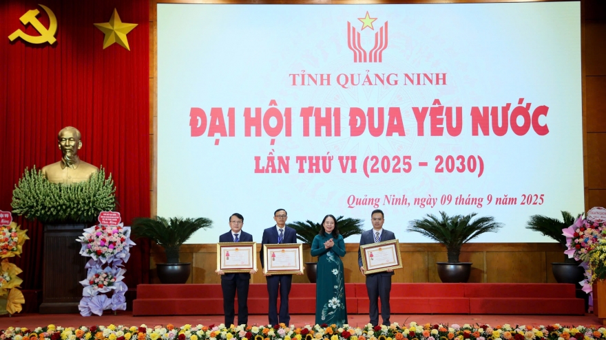 Phó Chủ tịch nước Võ Thị Ánh Xuân dự Đại hội Thi đua yêu nước tỉnh Quảng Ninh