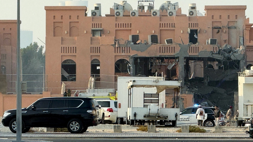 Israel không kích vào Qatar