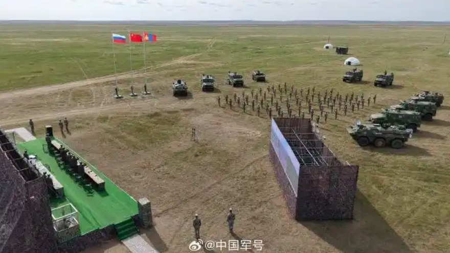 Trung Quốc, Nga và Mông Cổ tổ chức tập trận chung phòng thủ biên giới