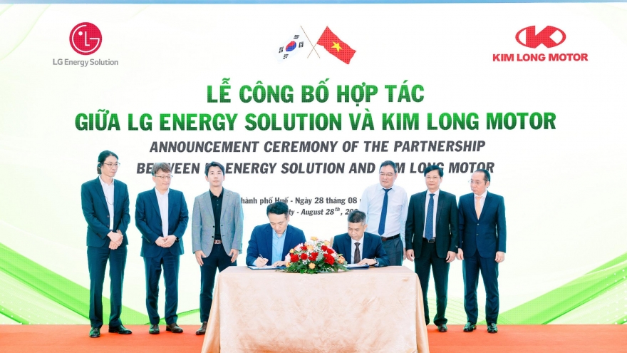 Kim Long Motor Huế và LG Energy Solution hợp tác sản xuất pin ô tô điện thế hệ mới