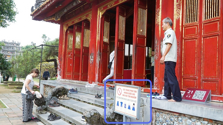 Khu di tích Cố đô Huế sẽ không đón khách tham quan nội thất Thế Tổ Miếu