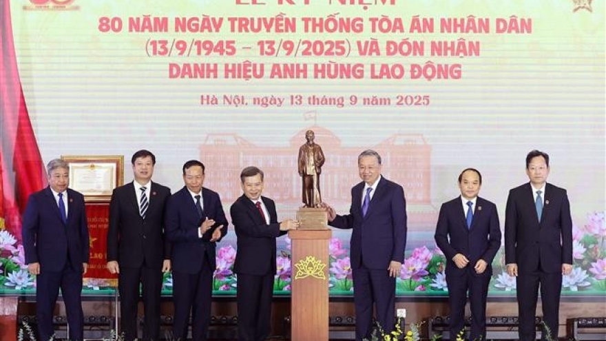 Party chief highlights court sector's role in ensuring justice and fairness