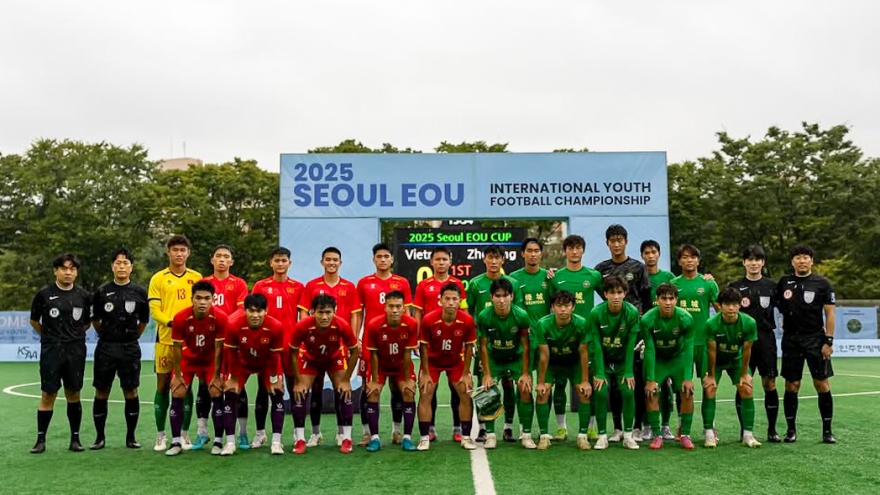 U18 Việt Nam có chiến thắng đậm trên đất Hàn Quốc