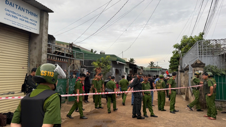 300 cán bộ chiến sỹ Công an Đắk Lắk truy bắt đối tượng đâm 3 người tử vong
