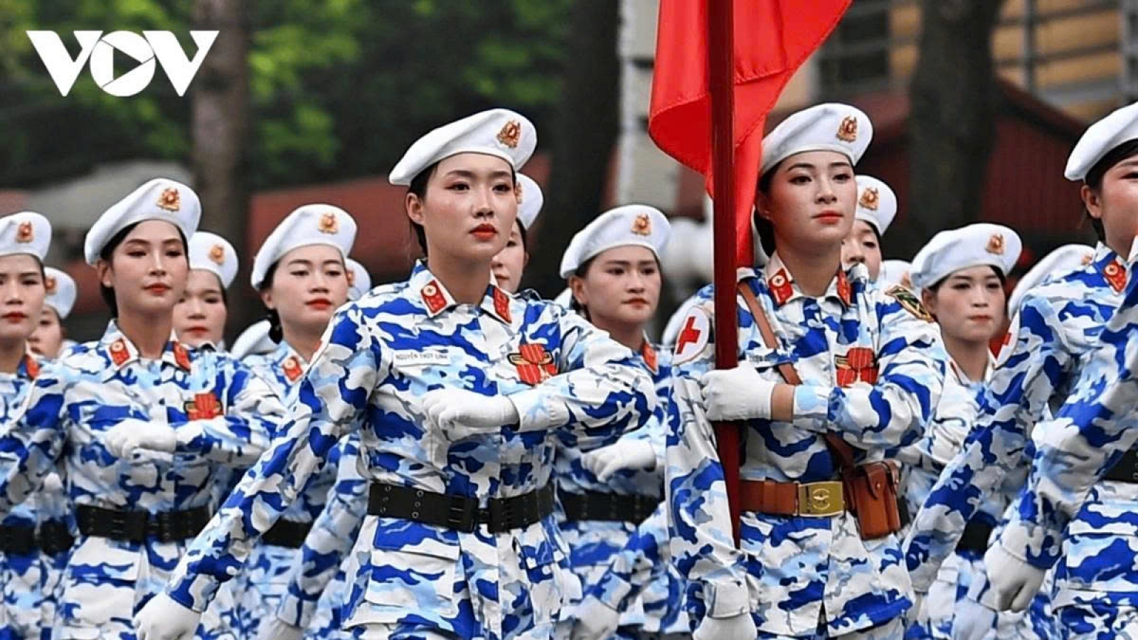 Women take the spotlight in Vietnam’s National Day parade