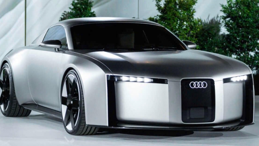 Ngắm trước mẫu xe thể thao điện hai cửa Concept C của Audi