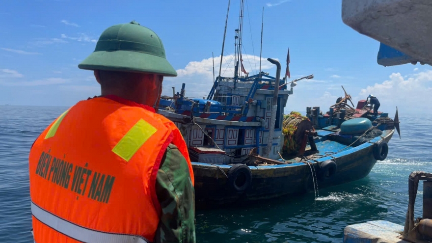 Lại thêm cặp giã cào bay vi phạm quy định về vùng khai thác thủy sản ở Lâm Đồng