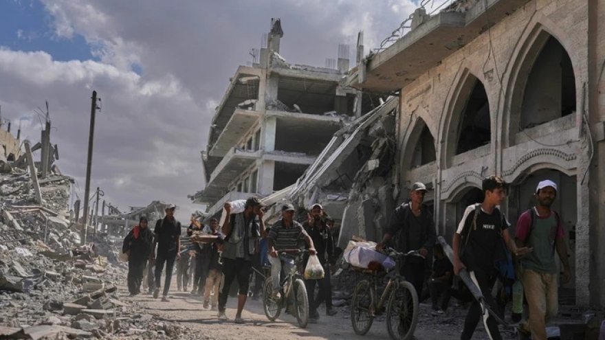 200.000 người Palestine trở về phía Bắc Gaza