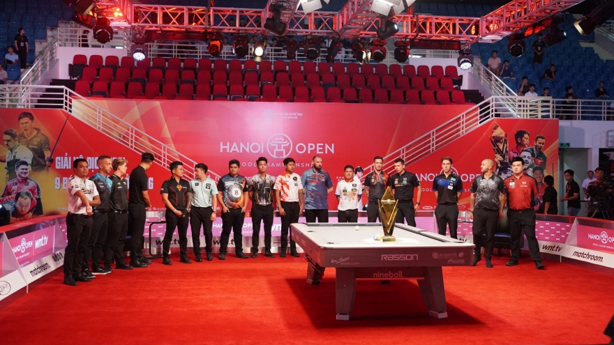 Over 256 elite cueists compete at 2025 Hanoi Open Pool Championship