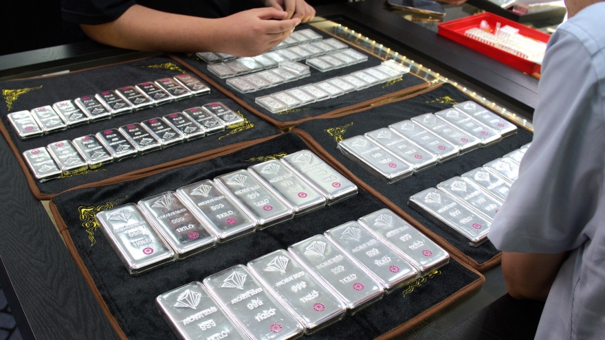 Giá bạc hôm nay 9/12: Bạc trong nước tiếp tục tăng