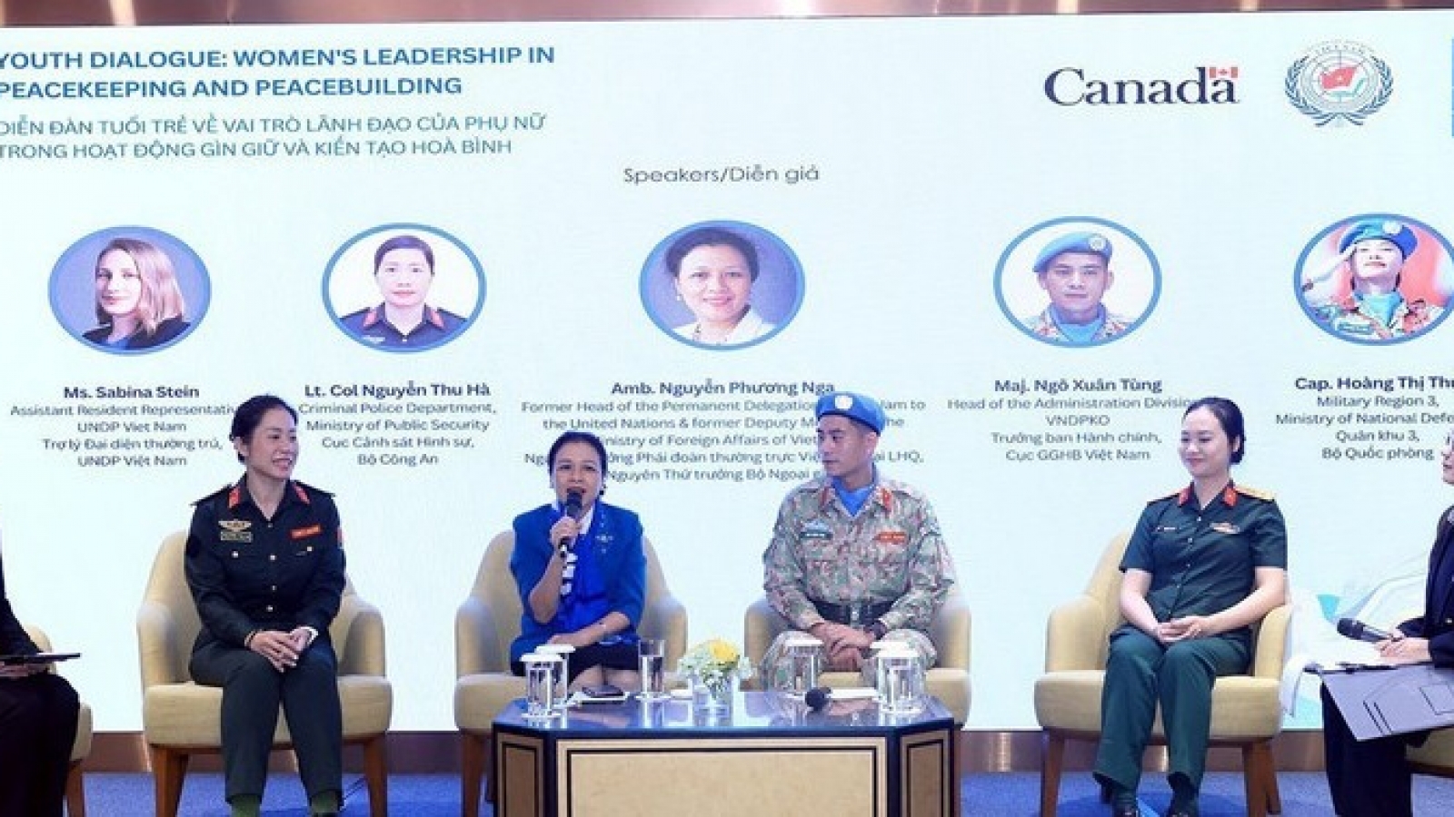 Youth dialogue promotes female leadership in peacekeeping and peacebuilding