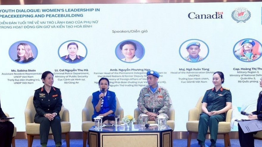 Youth dialogue promotes female leadership in peacekeeping and peacebuilding