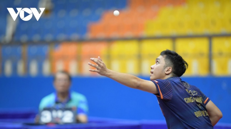 Dinh Anh Hoang tops Vietnam men’s table tennis ahead of SEA Games 33