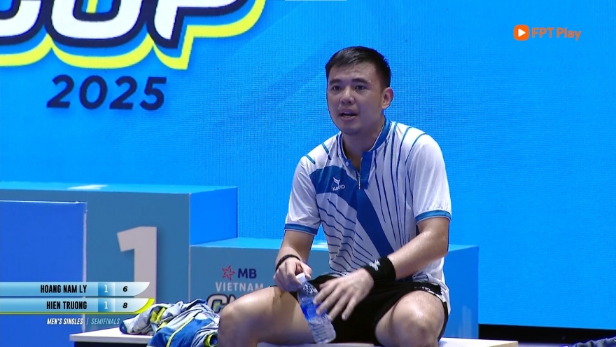 Clip: Trọng tài mắc sai lầm, Lý Hoàng Nam thua cay đắng Trương Vinh Hiển