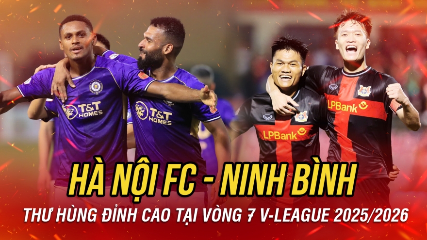 Vòng 7 V-League 2025/2026: Hà Nội FC đại chiến Ninh Bình