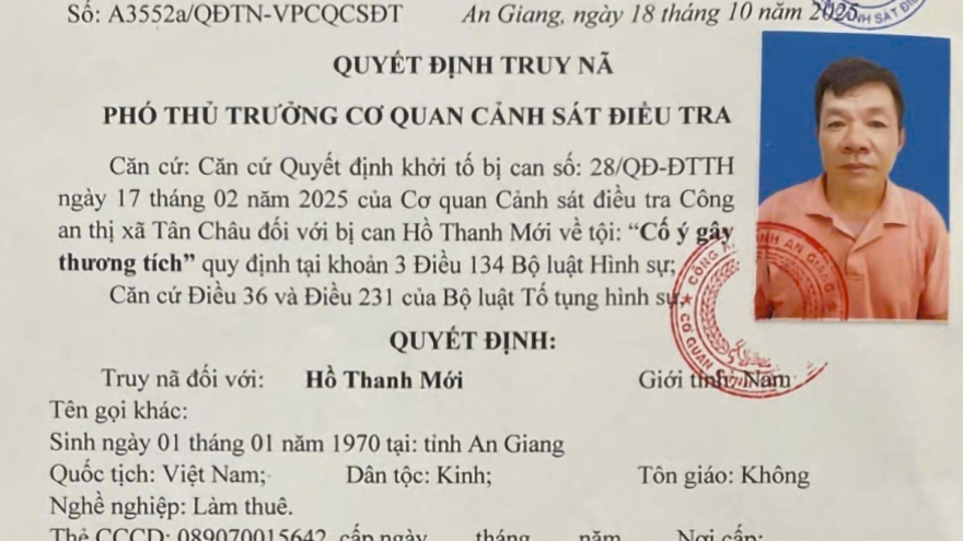 Truy nã người đàn ông dùng dao chém người vì mâu thuẫn