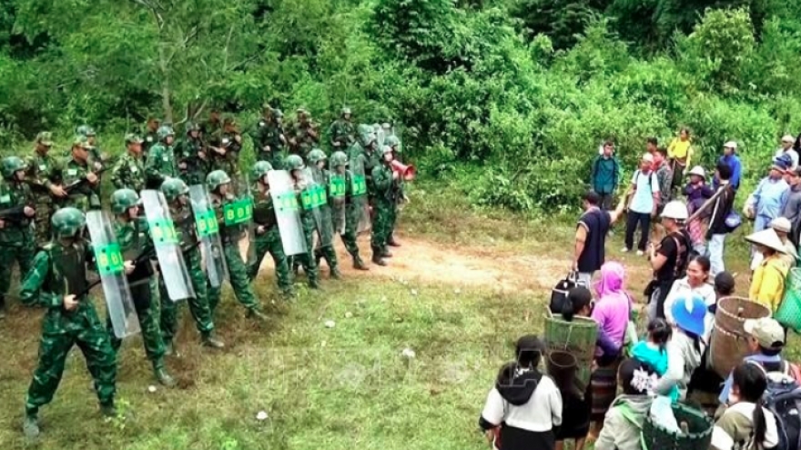 Vietnam, Laos conduct joint border protection exercise